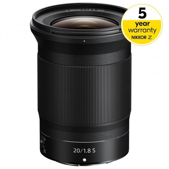 Nikon NIKKOR Z 20mm f/1.8 S Lens